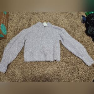 H&M Women's Soft Knit Sweater - Light Gray